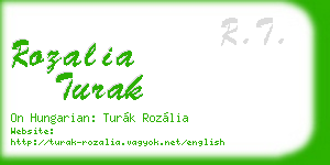 rozalia turak business card